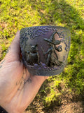 Witch and Cat pot