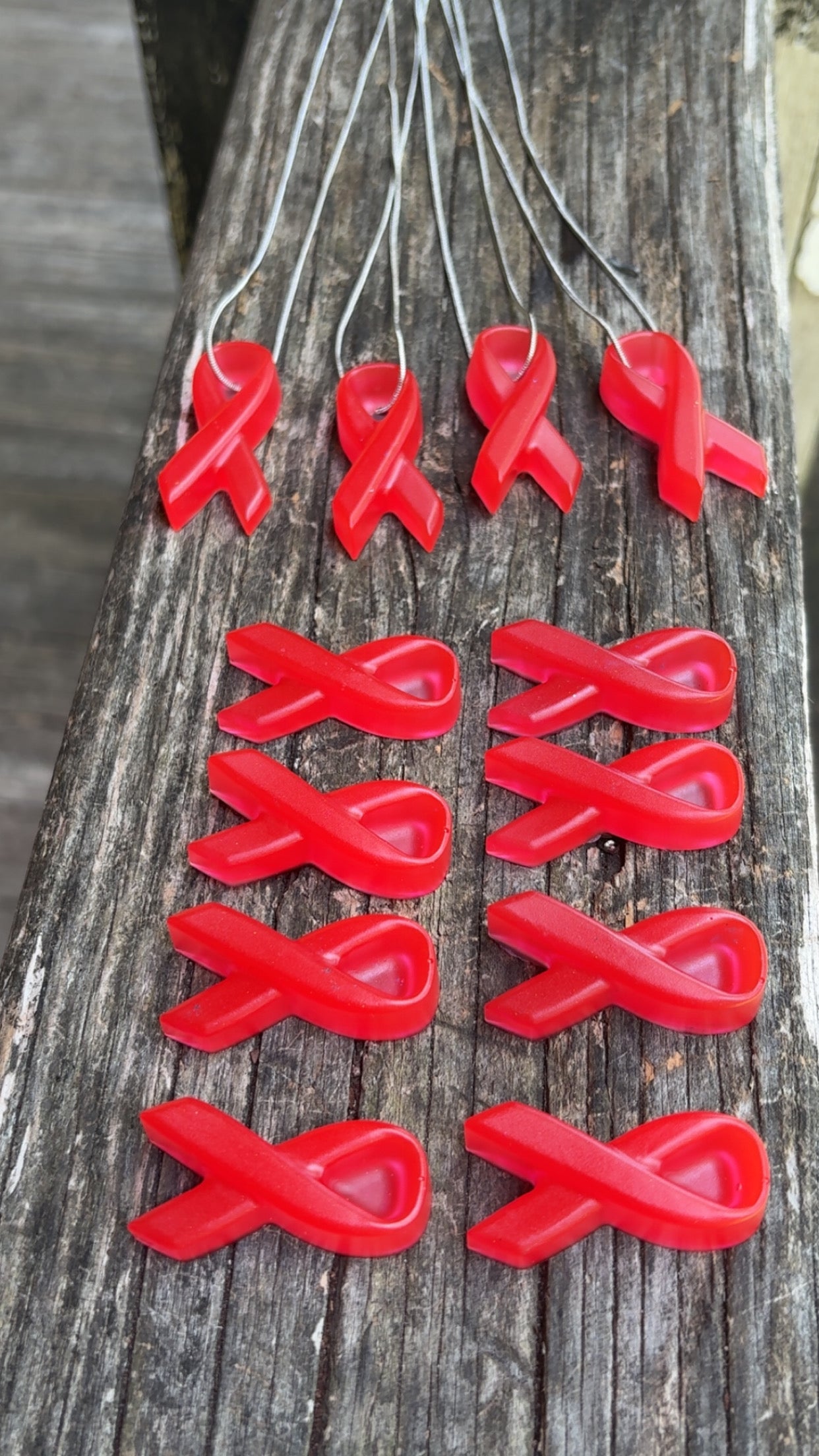 HIV/ AIDS Awareness Ribbons (please read the description)
