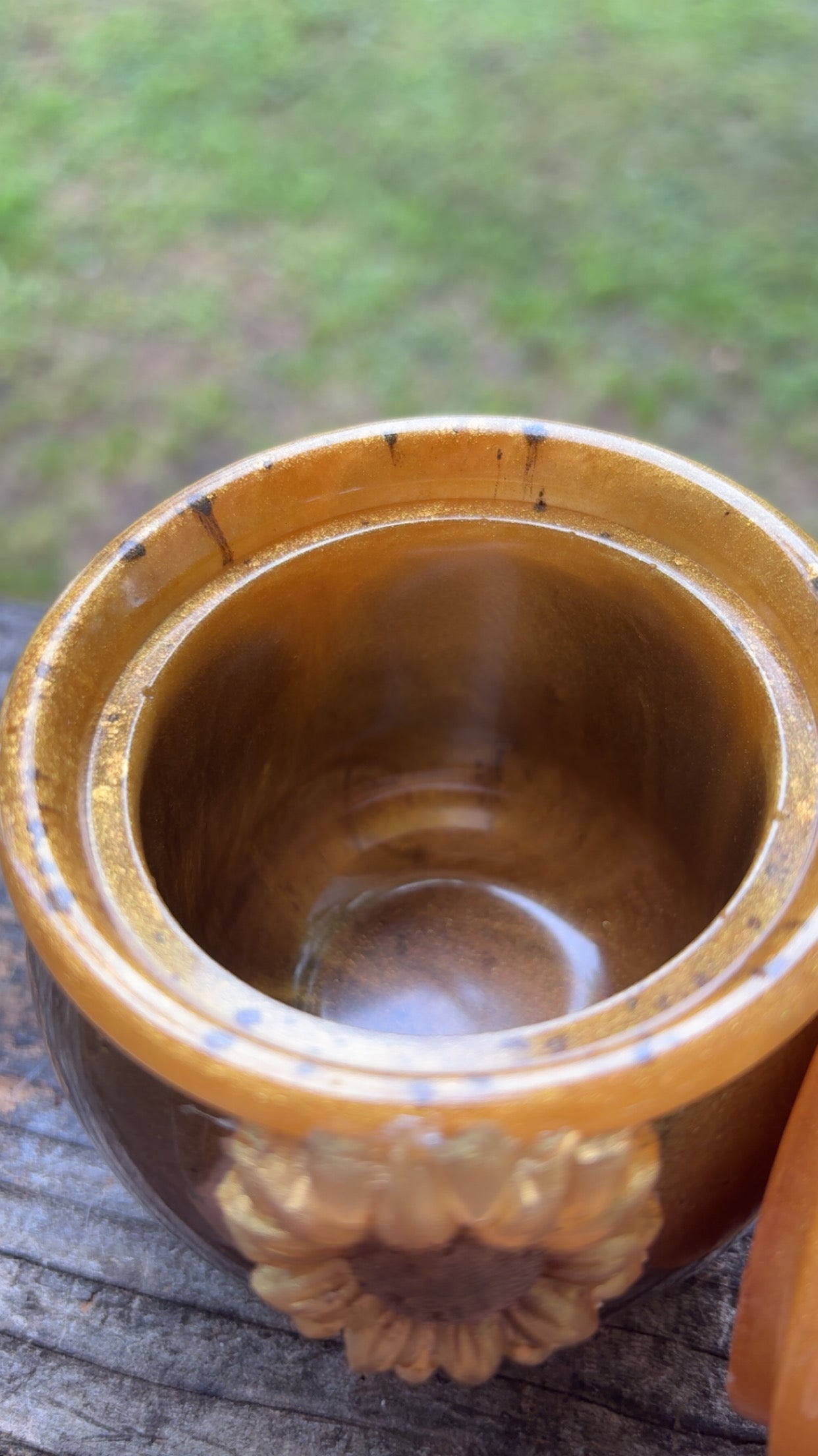 Cauldron with Sunflowers