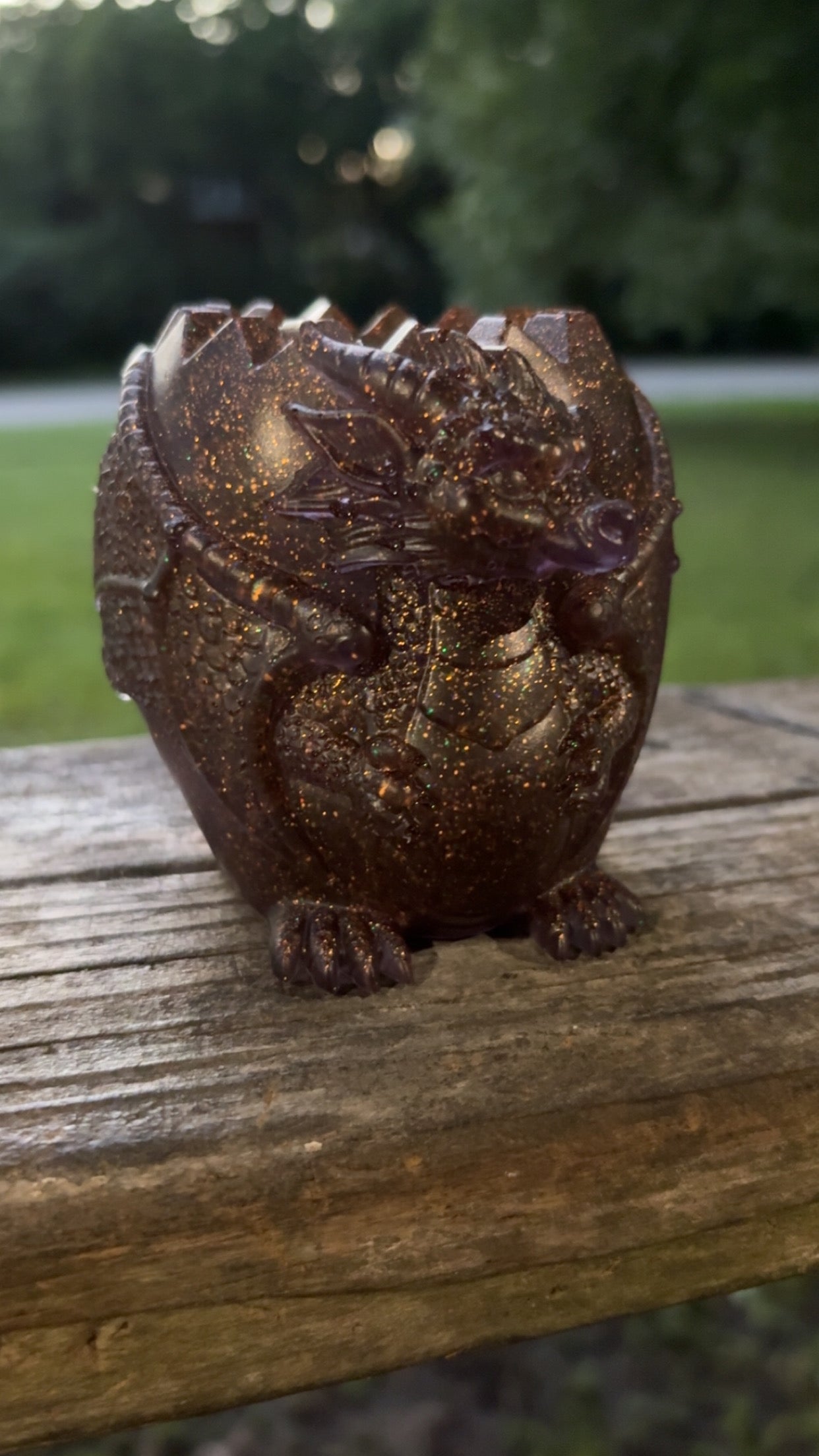 Halloween Dragon Pot