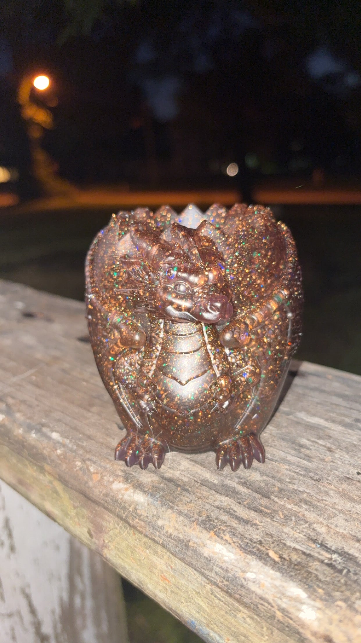 Halloween Dragon Pot