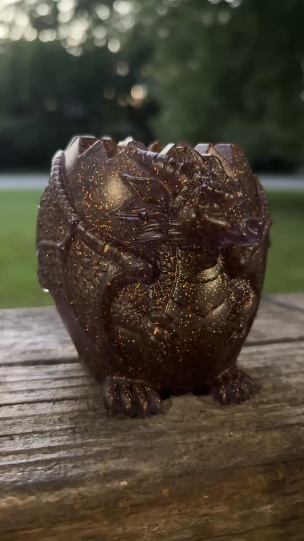 Halloween Dragon Pot