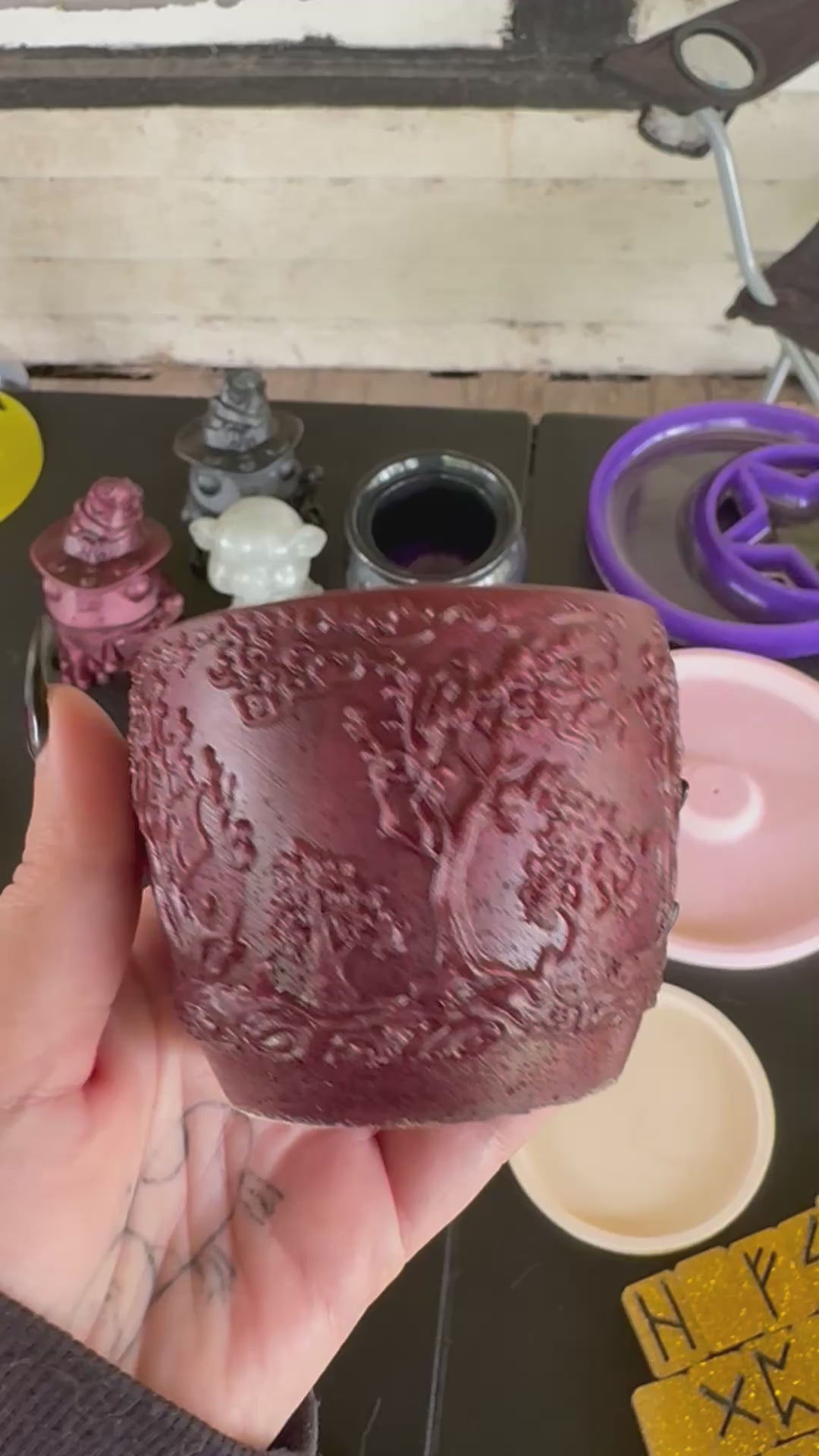 Witchy Flower Pot