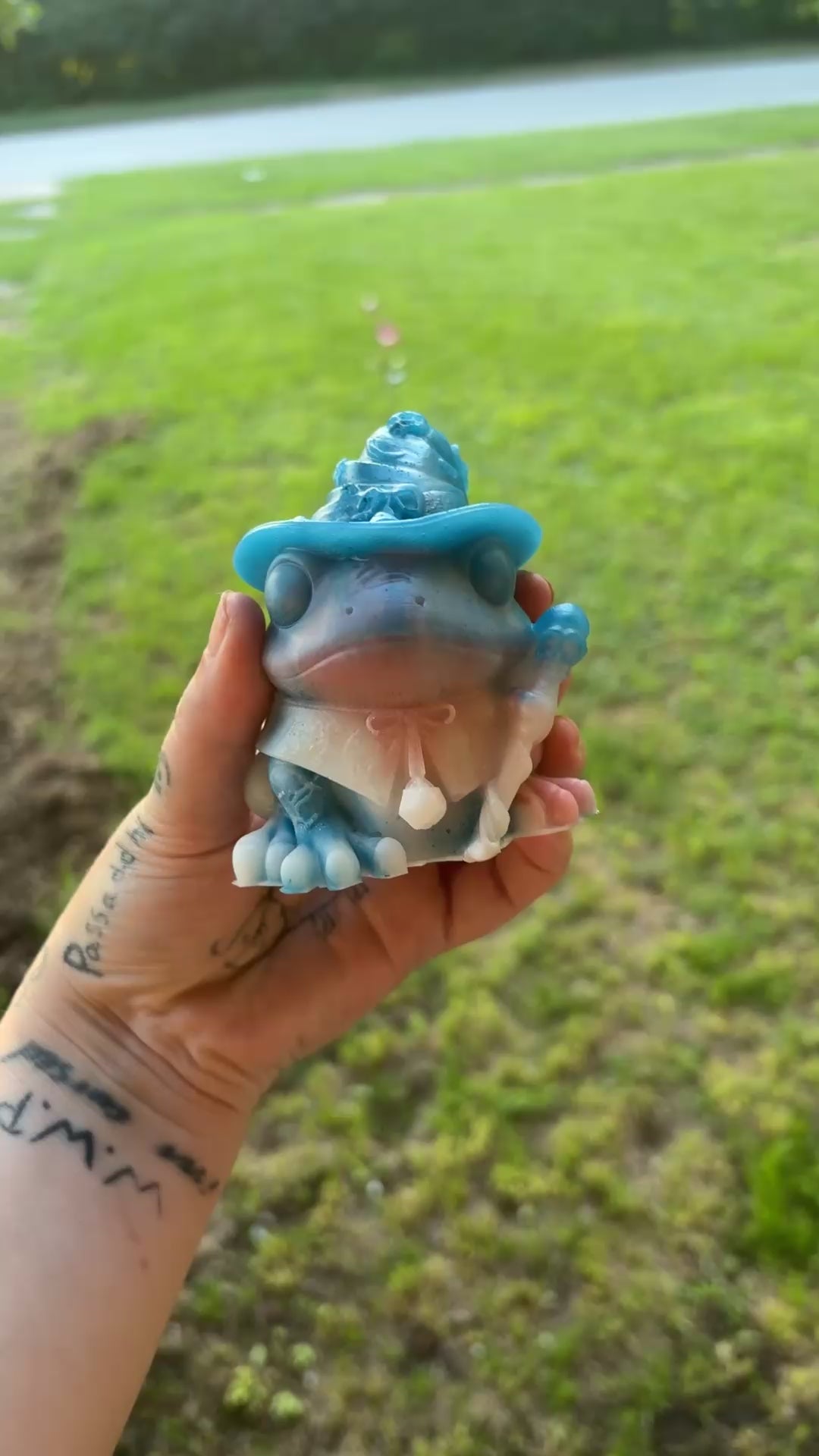 Trans Pride Witch Frog